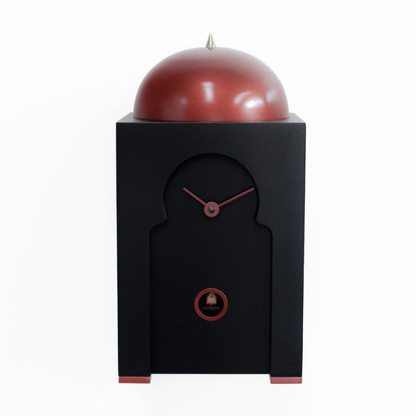  Cuckoo Clock - 'Sheikh' Cuckoo Clock (Black with Bronze trimmings) by Progetti - Cuckoo Collections
