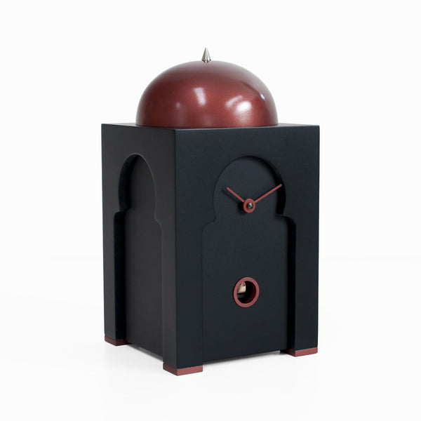  Cuckoo Clock - 'Sheikh' Cuckoo Clock (Black with Bronze trimmings) by Progetti - Cuckoo Collections