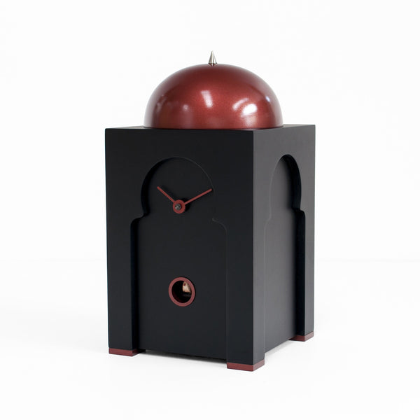  Cuckoo Clock - 'Sheikh' Cuckoo Clock (Black with Bronze trimmings) by Progetti - Cuckoo Collections