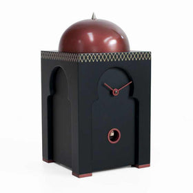 Cuckoo Clock - 'Sheikh' Cuckoo Clock (Black with Bronze trimmings & Gold Greek fret) by Progetti - Cuckoo Collections