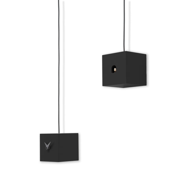 Cuckoo Clock - 'TuTu' Cuckoo Clock (Black) by Progetti - Cuckoo Collections