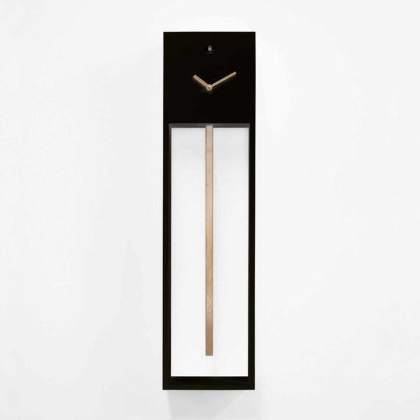 Cuckoo Clock - 'Uaigong' Cuckoo Clock (Black & Gold) by Progetti - Cuckoo Collections