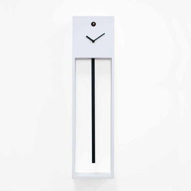  Cuckoo Clock - 'Uaigong' Cuckoo Clock (White & Black) by Progetti - Cuckoo Collections