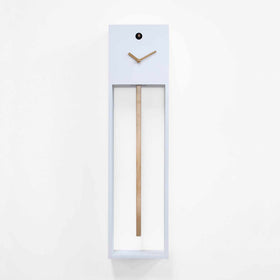  Cuckoo Clock - 'Uaigong' Cuckoo Clock (White & Gold) by Progetti - Cuckoo Collections