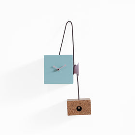  Cuckoo Clock - 'Uhuhu' Cuckoo Clock (Light blue & Pink) by Progetti - Cuckoo Collections