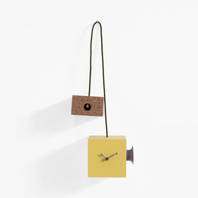  Cuckoo Clock - 'Uhuhu' Cuckoo Clock (Yellow & Purple) by Progetti - Cuckoo Collections