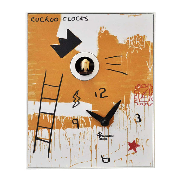  Cuckoo Clock - 'Cucu D’Apres Basquiat' Cuckoo Clock by Pirondini - Cuckoo Collections