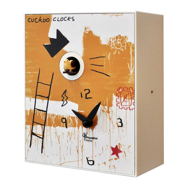  Cuckoo Clock - 'Cucu D’Apres Basquiat' Cuckoo Clock by Pirondini - Cuckoo Collections