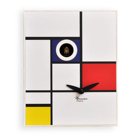  Cuckoo Clock - 'Cucu D’Apres Mondrian' Cuckoo Clock by Pirondini - Cuckoo Collections