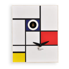  Cuckoo Clock - 'Cucu D’Apres Mondrian' Cuckoo Clock by Pirondini - Cuckoo Collections