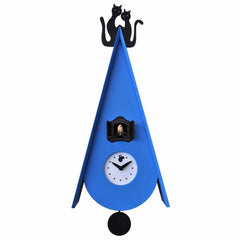  Cuckoo Clock - 'Cucu Gattini' Cuckoo Clock (Blue) by Pirondini - Cuckoo Collections