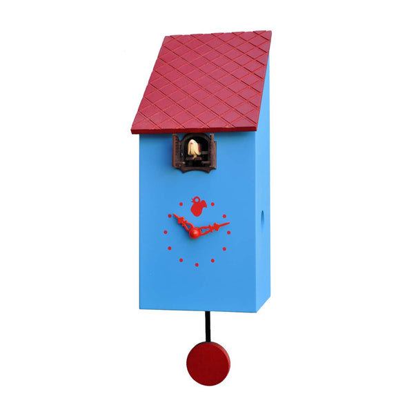  Cuckoo Clock - 'Cucu Portofino' Cuckoo Clock (Light Blue) by Pirondini - Cuckoo Collections