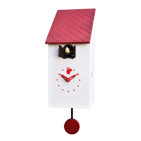  Cuckoo Clock - 'Cucu Portofino' Cuckoo Clock (White) by Pirondini - Cuckoo Collections