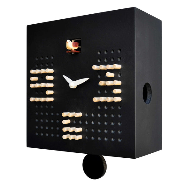  Cuckoo Clock - 'Cucu Solitario' Cuckoo Clock (Black) by Pirondini - Cuckoo Collections