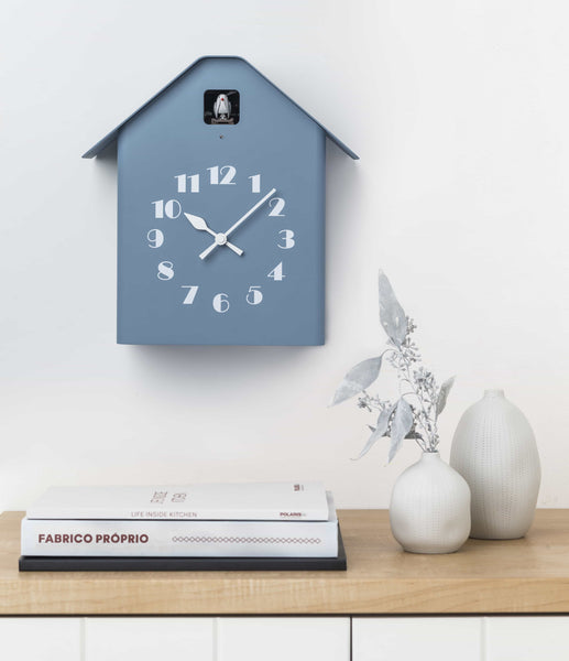'Dachs Cuckoo' Table/Wall Cuckoo Clock (Blue) by Lemnos