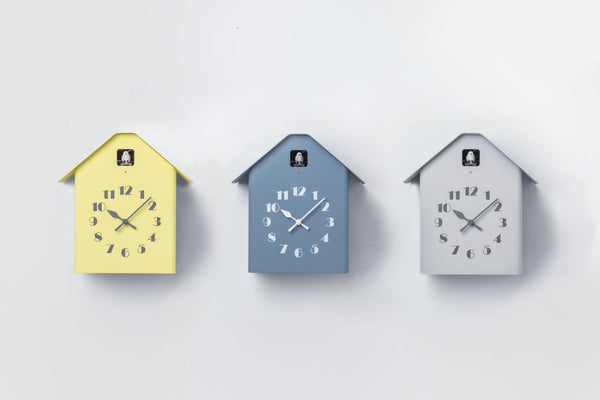 'Dachs Cuckoo' Table/Wall Cuckoo Clock (Blue) by Lemnos