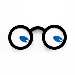  Clock - 'Dr. Watch' (Black & Blue hands) Clock by Progetti - Cuckoo Collections