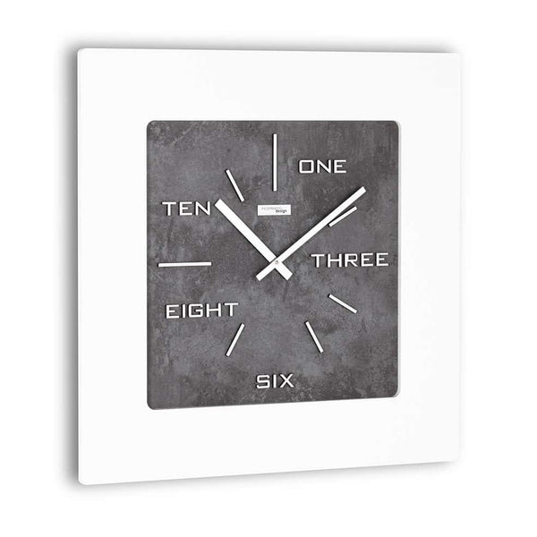  Clock - 'Essentia Big' Wall Clock (Dark Grey) by Incantesimo Design - Cuckoo Collections