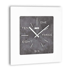  Clock - 'Essentia Big' Wall Clock (Dark Grey) by Incantesimo Design - Cuckoo Collections