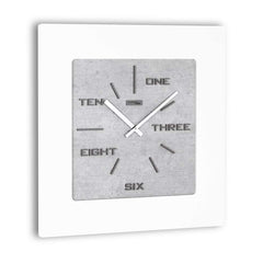  Clock - 'Essentia Big' Wall Clock (Light Grey) by Incantesimo Design - Cuckoo Collections