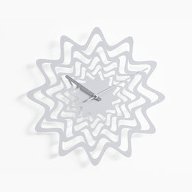  Clock - 'Flux' (White) Clock by Progetti - Cuckoo Collections