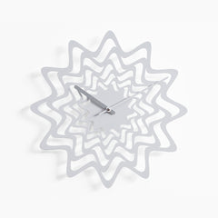  Clock - 'Flux' (White) Clock by Progetti - Cuckoo Collections