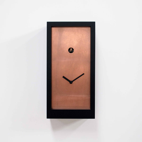 Cuckoo Clock - 'Fort Knox' Cuckoo Clock (Black & Copper) by Progetti - Cuckoo Collections