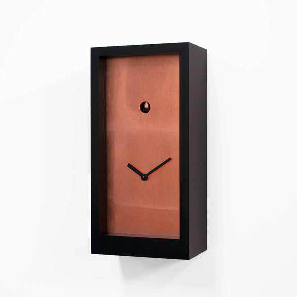 Cuckoo Clock - 'Fort Knox' Cuckoo Clock (Black & Copper) by Progetti - Cuckoo Collections