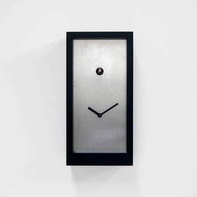  Cuckoo Clock - 'Fort Knox' Cuckoo Clock (Black & Silver) by Progetti - Cuckoo Collections