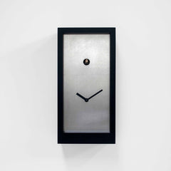  Cuckoo Clock - 'Fort Knox' Cuckoo Clock (Black & Silver) by Progetti - Cuckoo Collections