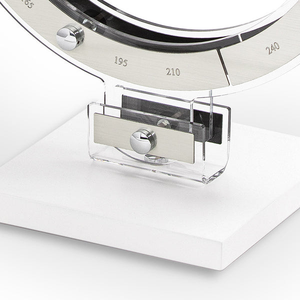  Clock - 'Greenwich Armillary' Table clock  (Chrome) by Incantesimo Design - Cuckoo Collections