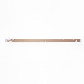  Clock - 'Ill Tempo Stringe Horizontal' (Light Wood) Clock by Progetti - Cuckoo Collections