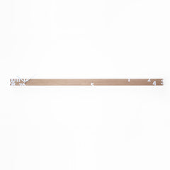  Clock - 'Ill Tempo Stringe Horizontal' (Light Wood) Clock by Progetti - Cuckoo Collections