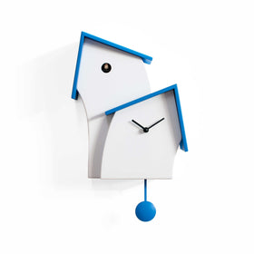  Cuckoo Clock - 'Jazz Time' Cuckoo Clock (Blue & White) by Progetti - Cuckoo Collections