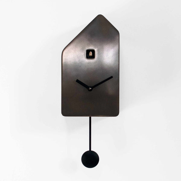  Cuckoo Clock - 'Metallic Qoockoo' Cuckoo Clock (Bronze) by Progetti - Cuckoo Collections