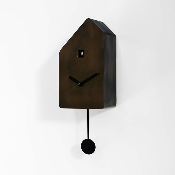  Cuckoo Clock - 'Metallic Qoockoo' Cuckoo Clock (Bronze) by Progetti - Cuckoo Collections