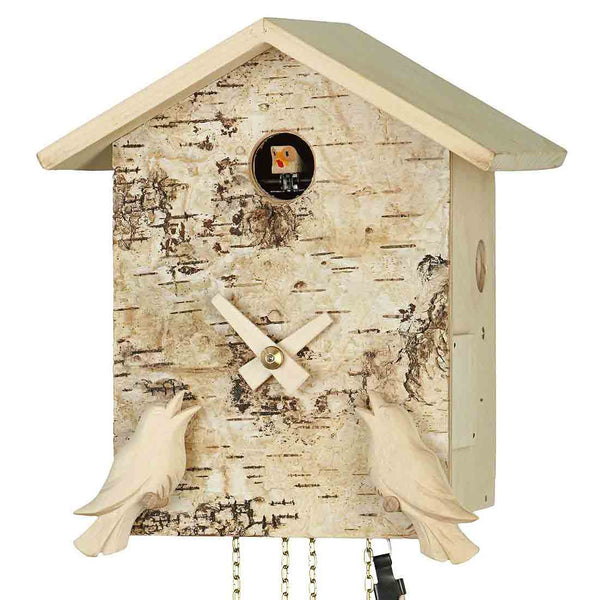  Cuckoo Clock - Chalet 1-day modern cuckoo clock with moving birds 21cm by Hubert Herr - Cuckoo Collections