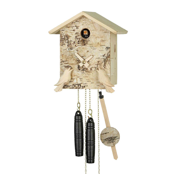  Cuckoo Clock - Chalet 1-day modern cuckoo clock with moving birds 21cm by Hubert Herr - Cuckoo Collections