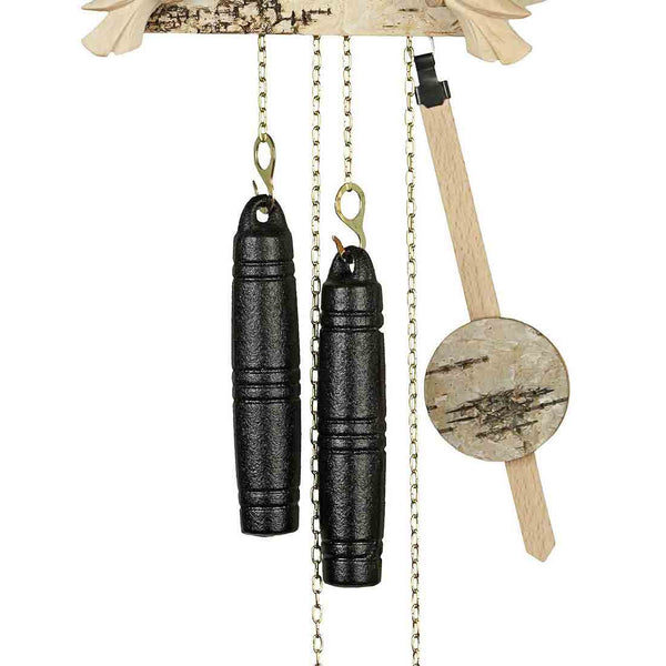  Cuckoo Clock - Chalet 1-day modern cuckoo clock with moving birds 21cm by Hubert Herr - Cuckoo Collections