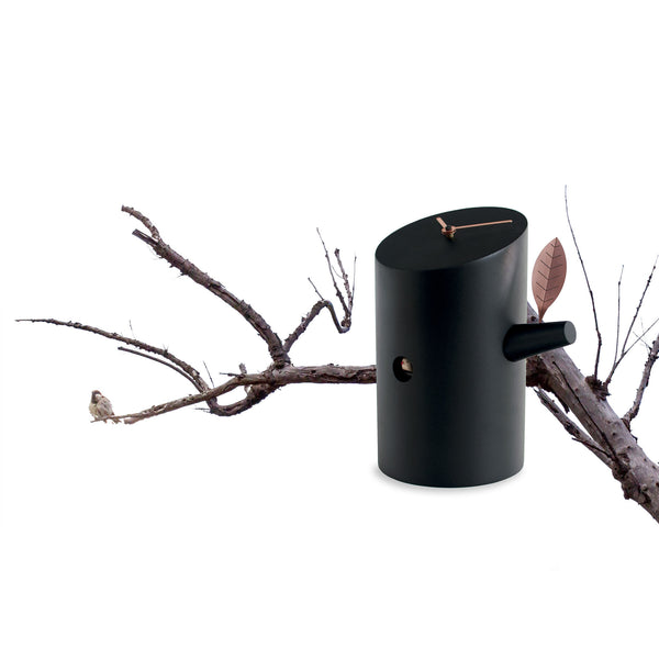  Cuckoo Clock - 'Nido' Cuckoo Clock (Black) by Progetti - Cuckoo Collections