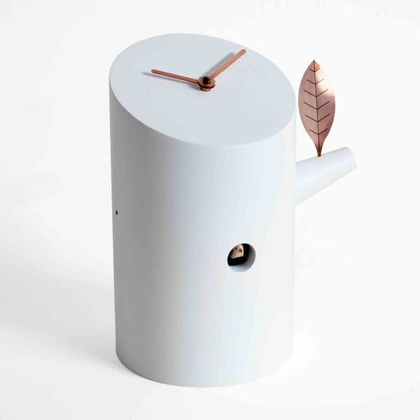  Cuckoo Clock - 'Nido' Cuckoo Clock (White) by Progetti - Cuckoo Collections