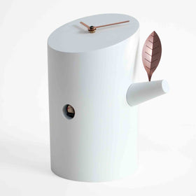 Cuckoo Clock - 'Nido' Cuckoo Clock (White) by Progetti - Cuckoo Collections