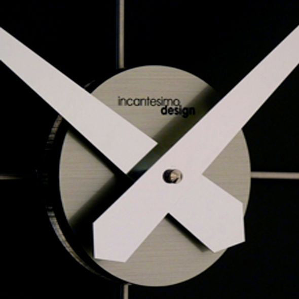  Clock - 'Omnus' Wall Clock (Silver & silver metal dial) by Incantesimo Design - Cuckoo Collections