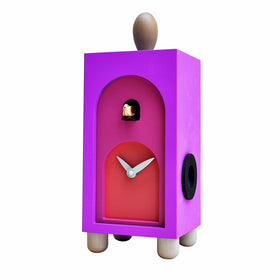  Cuckoo Clock - 'Cucu Arcobaleno' Cuckoo Clock (Purple, Pink & Red) by Pirondini - Cuckoo Collections