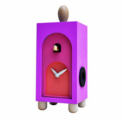  Cuckoo Clock - 'Cucu Arcobaleno' Cuckoo Clock (Purple, Pink & Red) by Pirondini - Cuckoo Collections