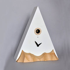  Cuckoo Clock - 'Cucu Cervino' Cuckoo Clock (White & Natural Wood) by Pirondini - Cuckoo Collections