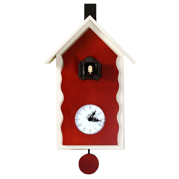  Cuckoo Clock - 'Cucu Lac' Cuckoo Clock (Cream & Cherry) by Pirondini - Cuckoo Collections