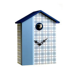  Cuckoo Clock - 'Cucu Scozzese Denim' Cuckoo Clock (Light blue) by Pirondini - Cuckoo Collections