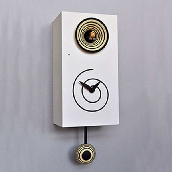  Cuckoo Clock - 'Cucu Spirale' Cuckoo Clock (White) by Pirondini - Cuckoo Collections