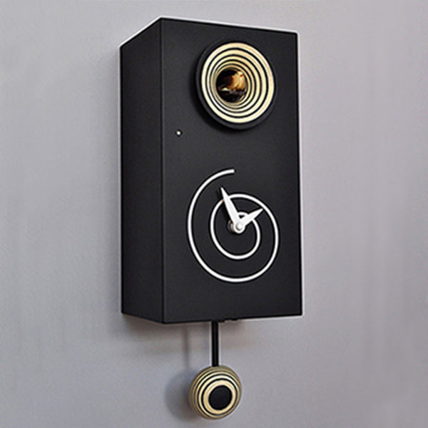  Cuckoo Clock - 'Cucu Spirale' Cuckoo Clock (Black) by Pirondini - Cuckoo Collections